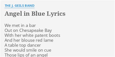 angel in blue lyrics